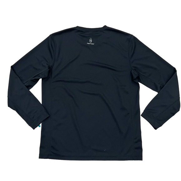 Diadora Men's Black Long Sleeve Shirt - Picture 2 of 5